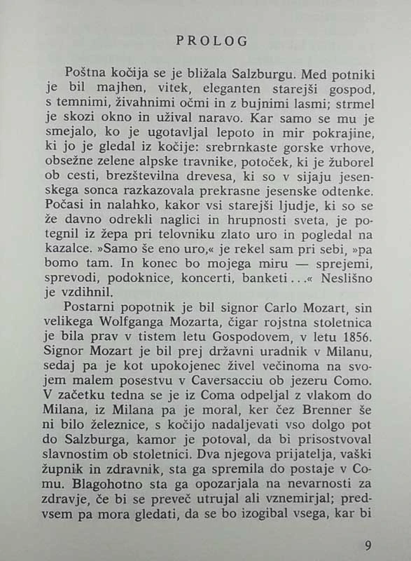 ZLATO PERO, Bernard Grun (roman o Mozartu)