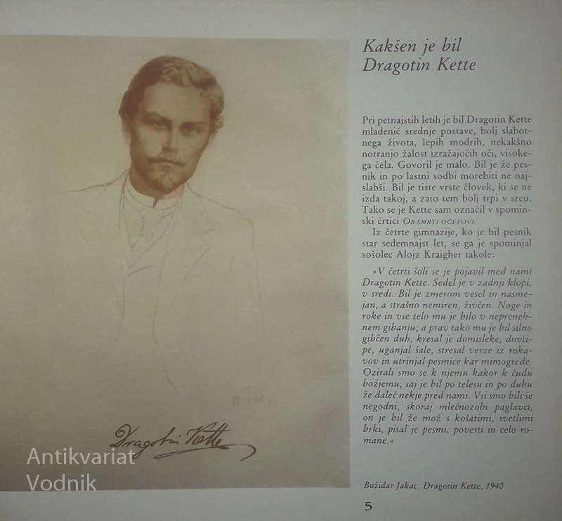DRAGOTIN KETTE, Janez Mušič