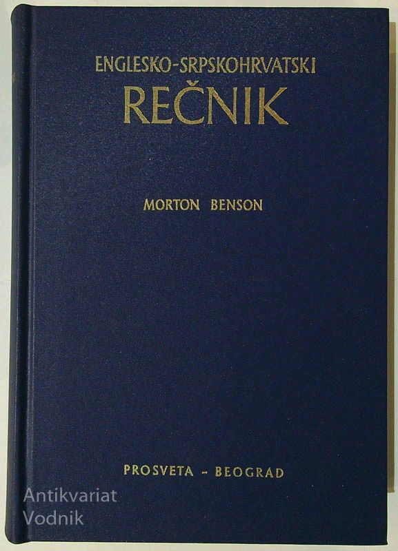 ENGLESKO-SRPSKOHRVATSKI REČNIK, Morton Benson