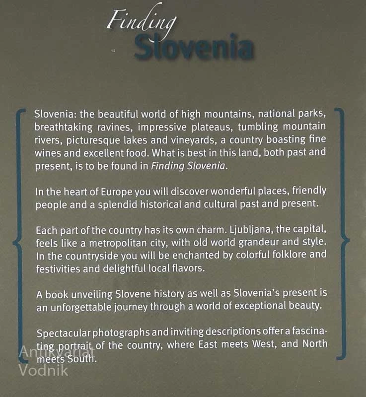 FINDING SLOVENIA, Jacqueline Widmar Stewart