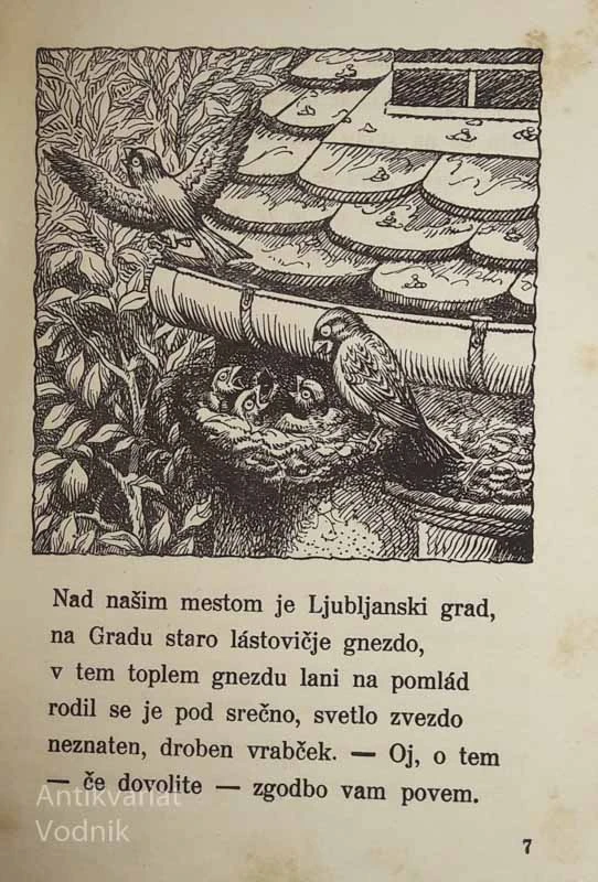 GRAJSKI VRABEC, Davorin Ravljen, ilustr. Hinko Smrekar