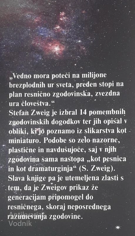 ZVEZDNI TRENUTKI ČLOVEŠTVA, Stefan Zweig