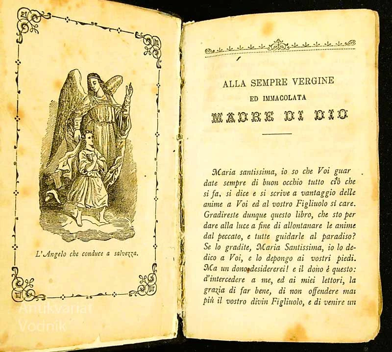 ALLA SEMPRE VERGINE; ED IMMACOLATA MADRE DI DIO