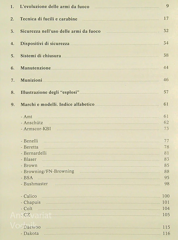 ENCICLOPEDIA DEI FUCILI E DELLE CARABINE, A. E. Hartink