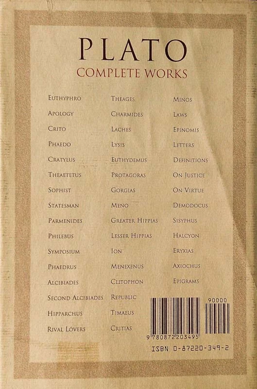 PLATO; COMPLETE WORKS