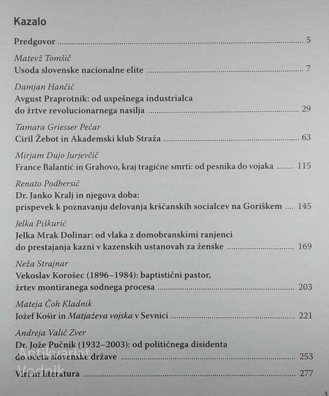 USODE SLOVENCEV V VRTINCU 20. STOLETJA, več avtorjev