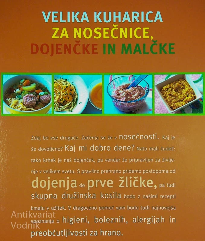VELIKA KUHARICA ZA NOSEČNICE, DOJENČKE IN MALČKE, Dagmar von Cramm