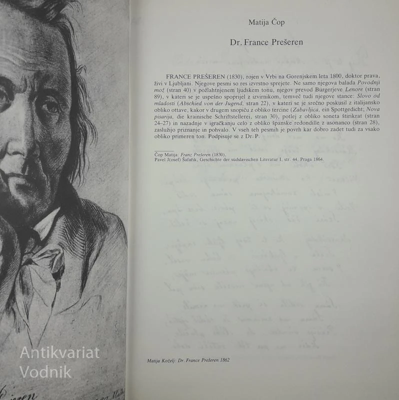 SODOBNIKI O DR. FRANCETU PREŠERNU, Janez Mušič
