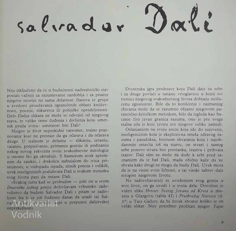 SALVADOR DALI, Robert Descharnes