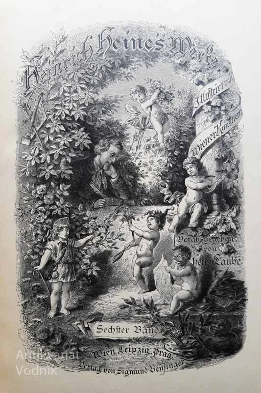Heinrich Heine: WERFE, Band I., III., IV., V., VI.