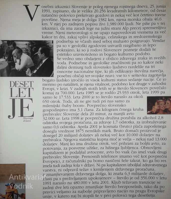 DESETLETJE; SLOVENIJA DRŽAVA