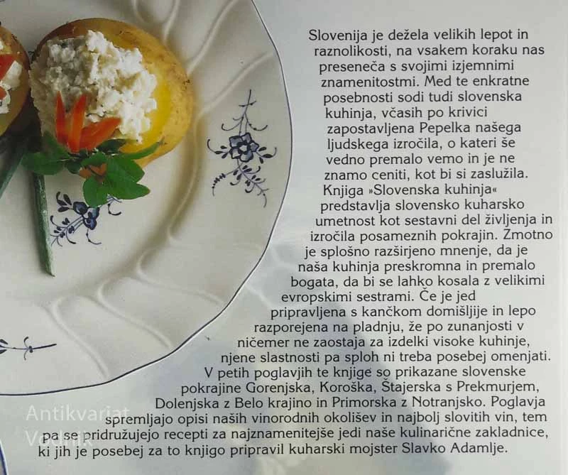 SLOVENSKA KUHINJA, Slavko Adamlje