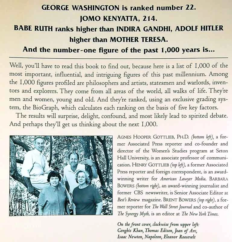 1,000 YEARS, 1,000 PEOPLE, več avtorjev