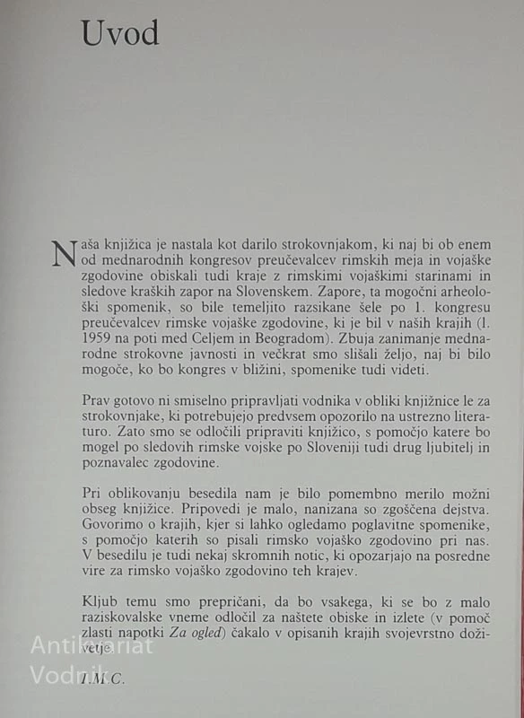 PO POTEH RIMSKIH VOJAKOV V SLOVENIJI, Iva Mikl Curk
