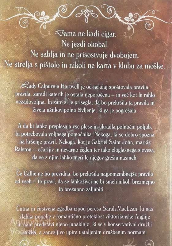 V VRTINCU ROMANTIKE Z LAHKOŽIVCEM, Sarah MacLean