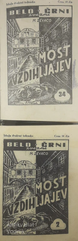 MOST VZDIHLJAJEV, M. Zévaco (BE-ČE ROMAN)