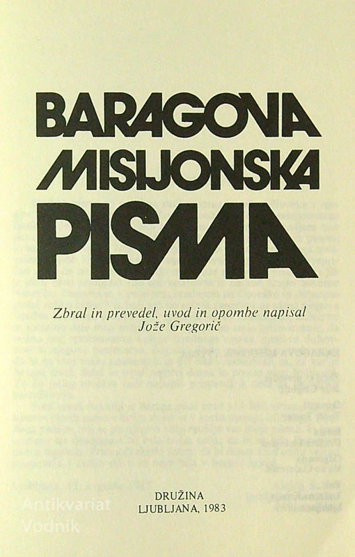 BARGOVA MISIJONSKA PISMA
