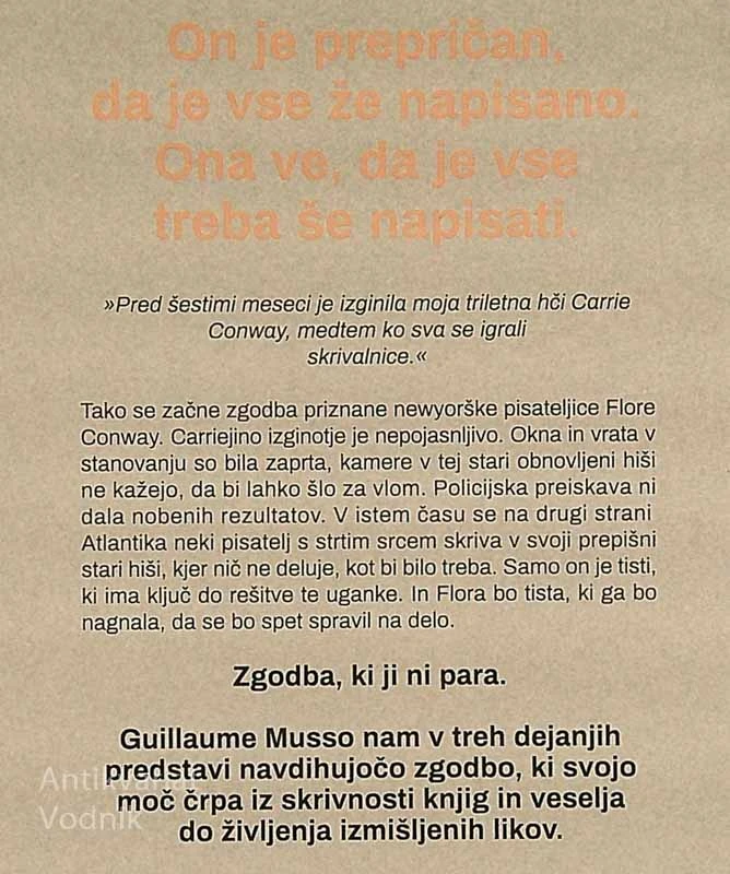 ŽIVLJENJE JE ROMAN, Guillaume Musso