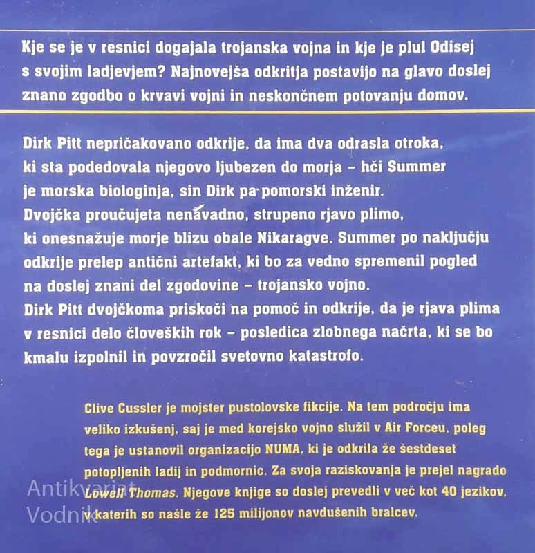 TROJANSKA ODISEJA, Clive Cussler