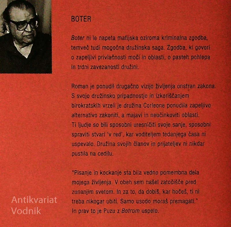 BOTER, Mario Puzo
