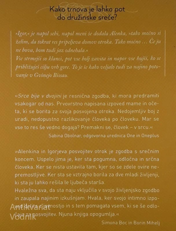 SRCE BIJE V DVOJINI, Alenka Planinc Rozman