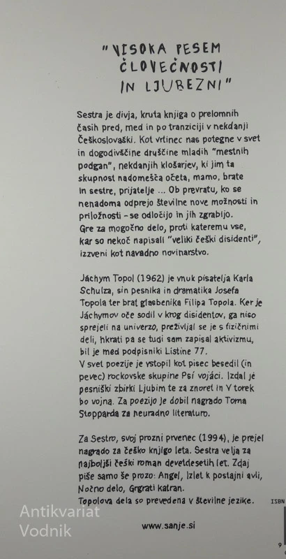 SESTRA, Jachym Topol