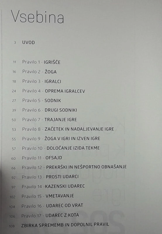 PRAVILA NOGOMETNE IGRE 22/23, komentar Vladimir Šajn
