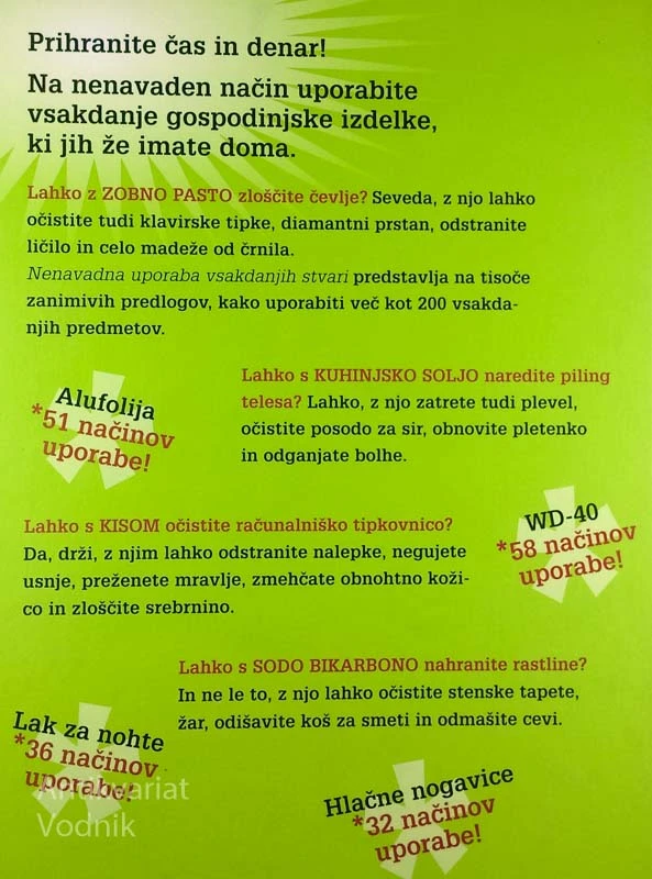 NENAVADNA UPORABA VSAKDANJIH STVARI, Reader’s Digest