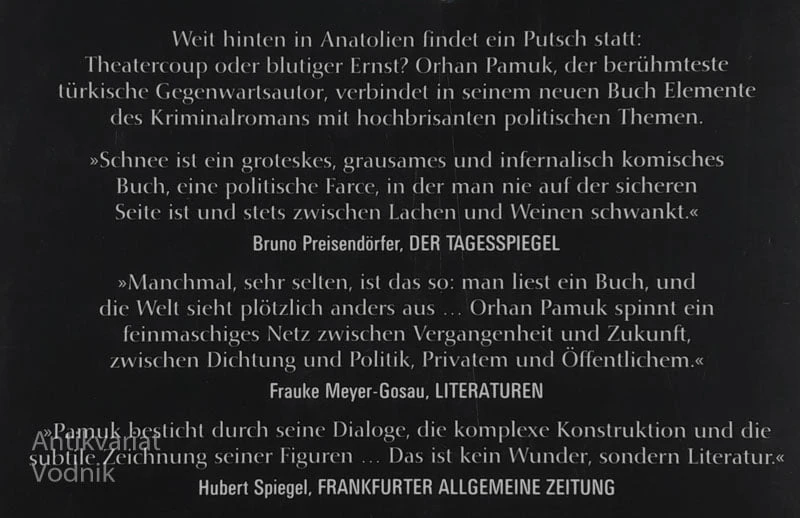 SCHNEE, Orhan Pamuk