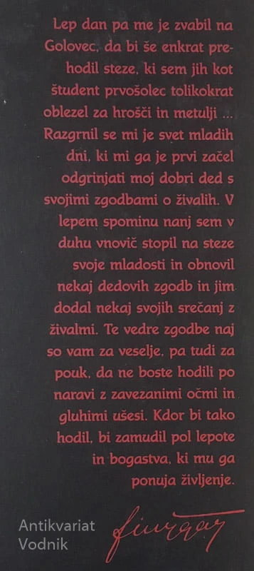 IZ MLADIH DNI, Fran Saleški Finžgar