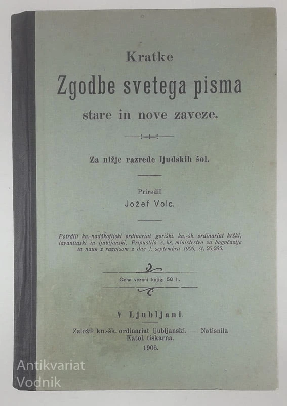 KRATKE ZGODBE SVETEGA PISMA STARE IN NOVE ZAVEZE