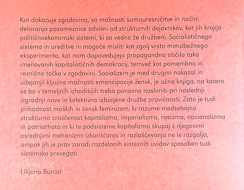 RESTAVRACIJA KAPITALIZMA: REPATRIARHALIZACIJA DRUŽBE, Lilijana Burcar