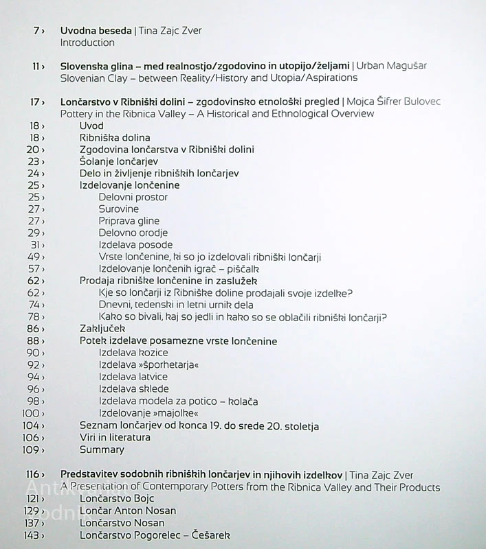 RIBNIŠKO LONČARSTVO; VČERAJ. DANES. JUTRI?