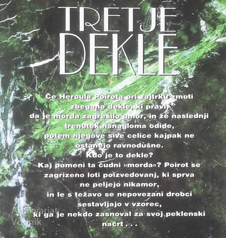 TRETJE DEKLE, Agatha Christie