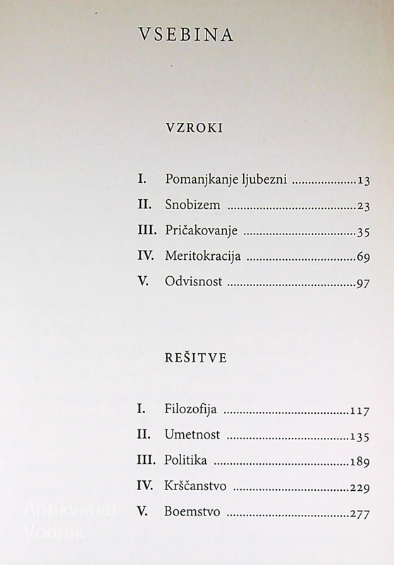 SKRB ZA STATUS, Alain de Botton