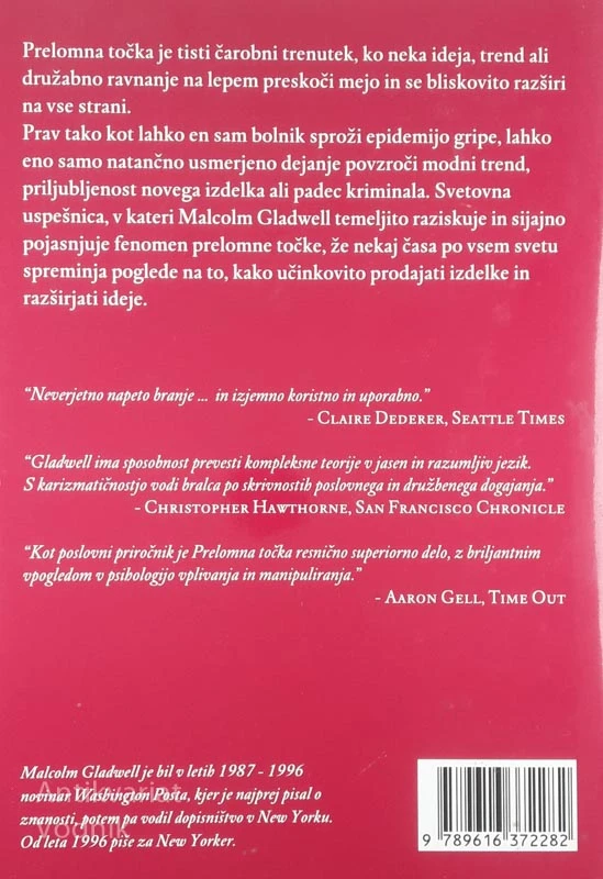 PRELOMNA TOČKA, Malcom Gladwell