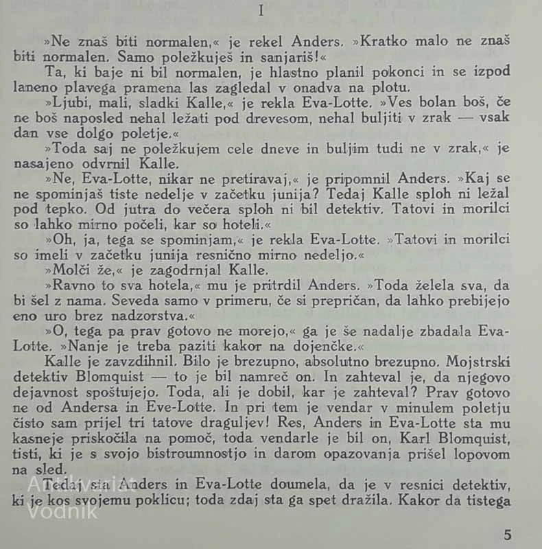NEVARNO ŽIVLJENJE KALLEJA BLOMQUISTA, Astrid Lindgren