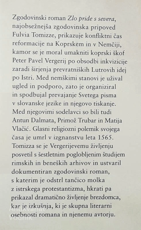 ZLO PRIDE S SEVERA, Fulvio Tomizza