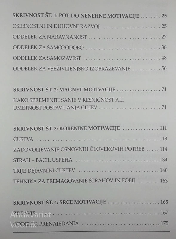 7 SKRIVNOSTI MOTIVAKCIJE; MOTIVACIJA ZA 21. STOLETJE, Smiljan Mori