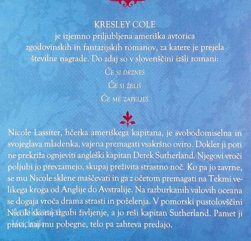 MORJE LJUBEZNI, Kresley Cole