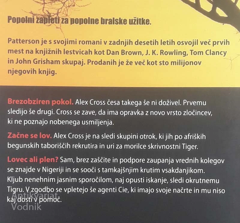 ČEZ DRN IN STRN, James Patterson