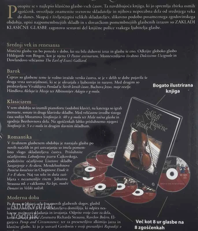 ZAKLADI KLASIČNE GLASBE; OD RENESANSE DO DANES