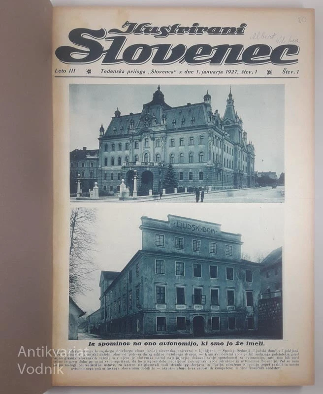 ILUSTRIRANI SLOVENEC 1927
