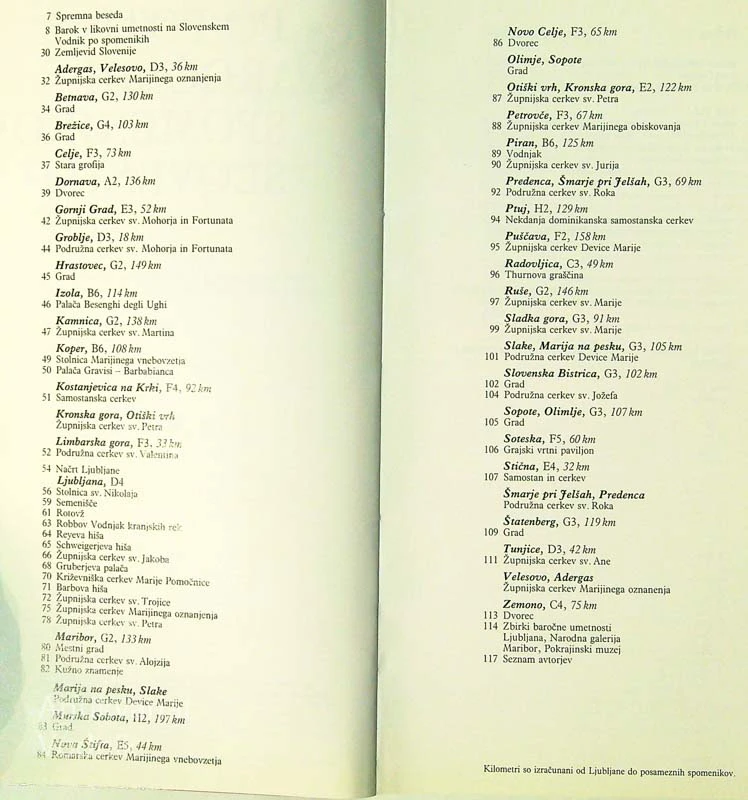 PO POTI BAROČNIH SPOMENIKOV SLOVENIJE