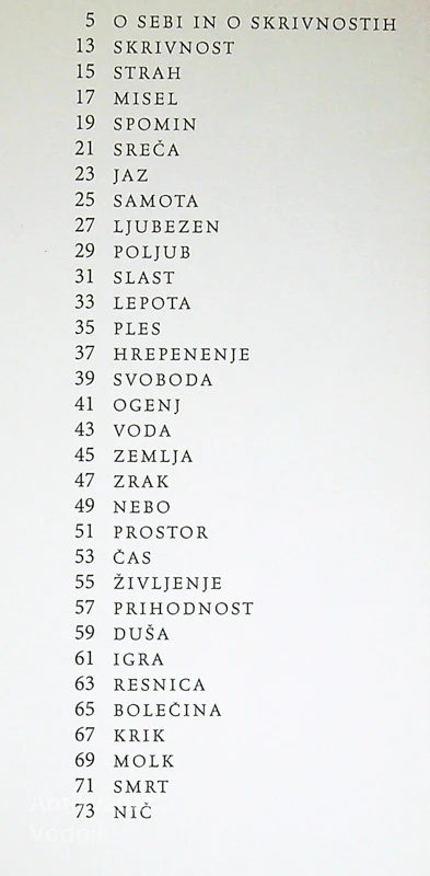 SKRIVNOSTI, Niko Grafenauer