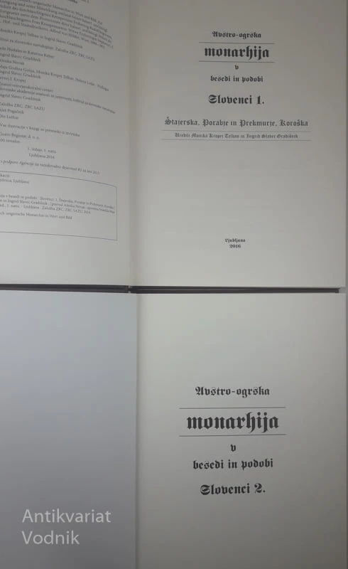 AVSTRO-OGRSKA MONARHIJA V BESEDI IN PODOBI: SLOVENCI 1 IN 2