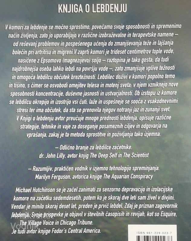 KNJIGA O LEBDENJU, Michael Hutchison
