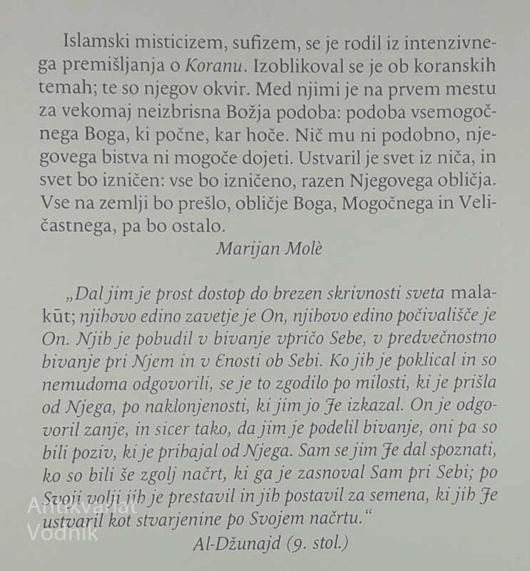 MUSLIMANSKI MISTIKI, Marjan Molè