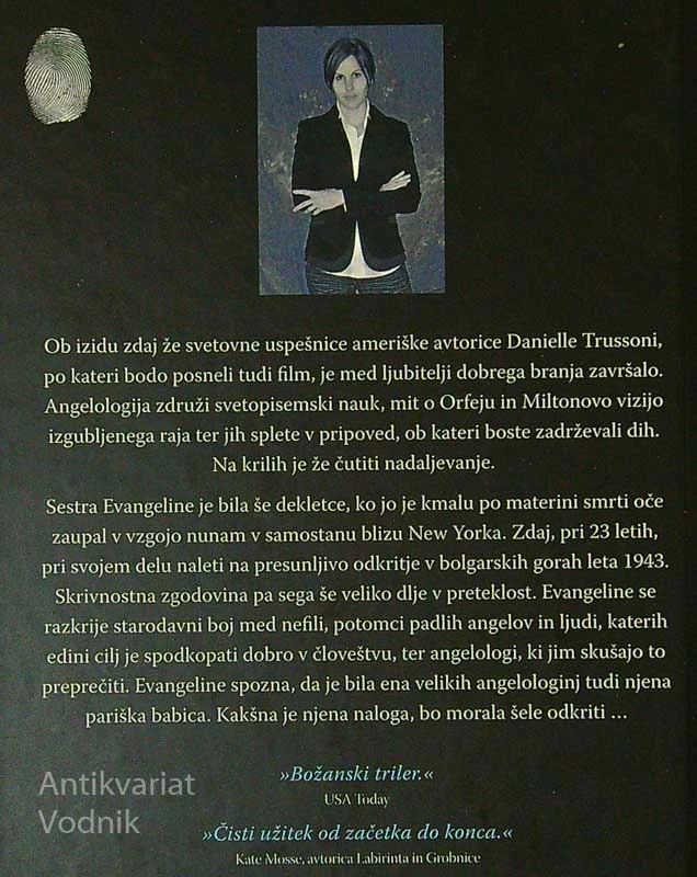 ANGELOLOGIJA, Danielle Trussoni