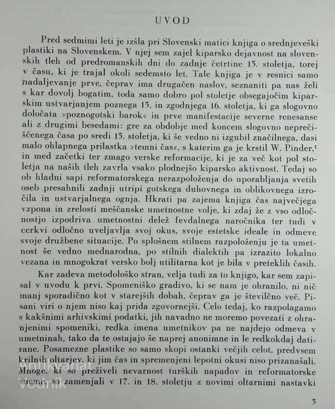 POZNOGOTSKA PLASTIKA NA SLOVENSKEM, Emilijan Cevc